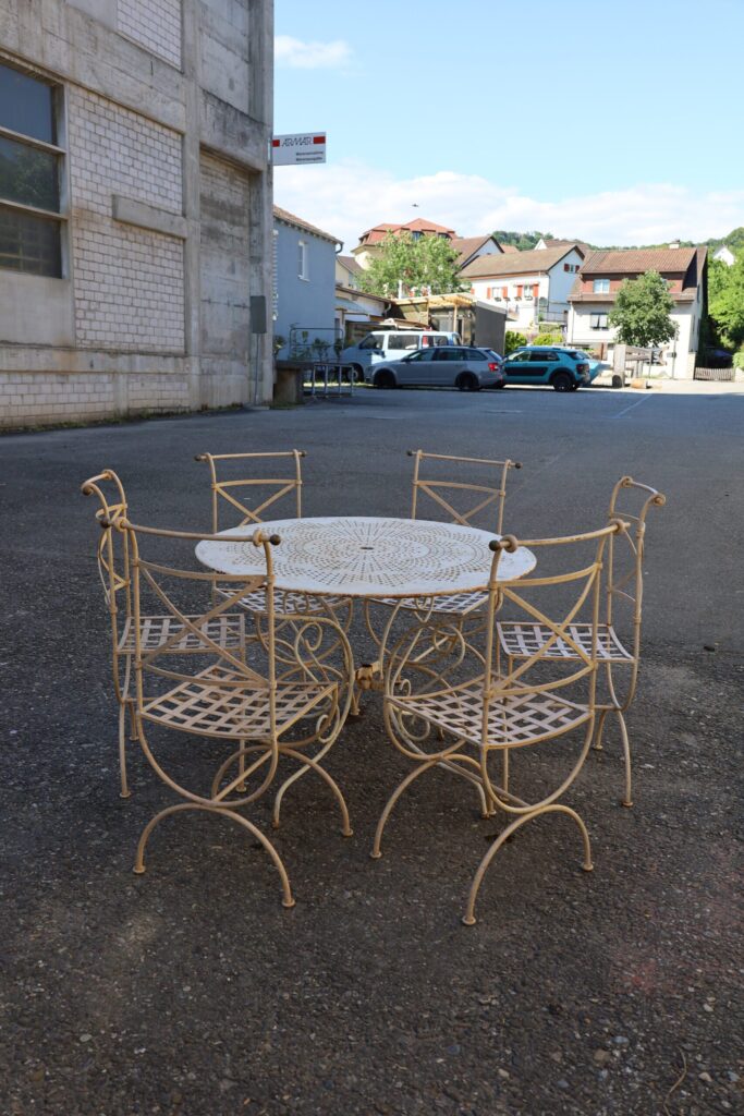 Antique Garden Table Set