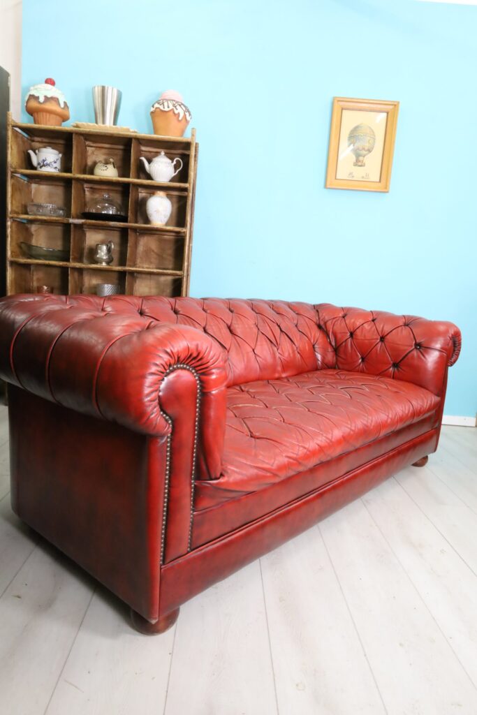 Vintage Chesterfield Sofa #1