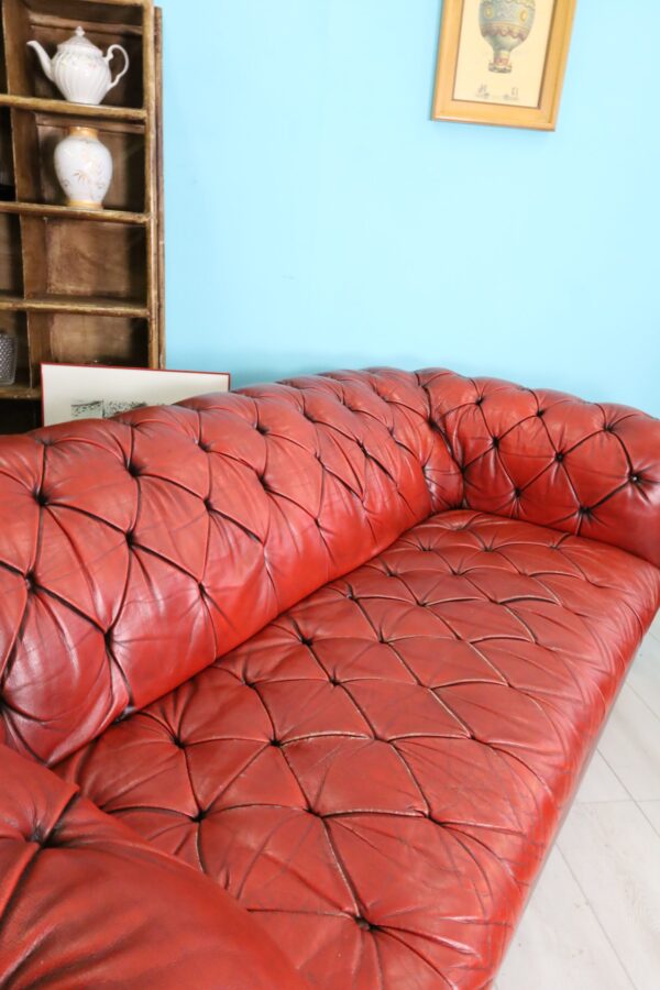 Canapé Chesterfield vintage - Image 5 | bevintage.ch