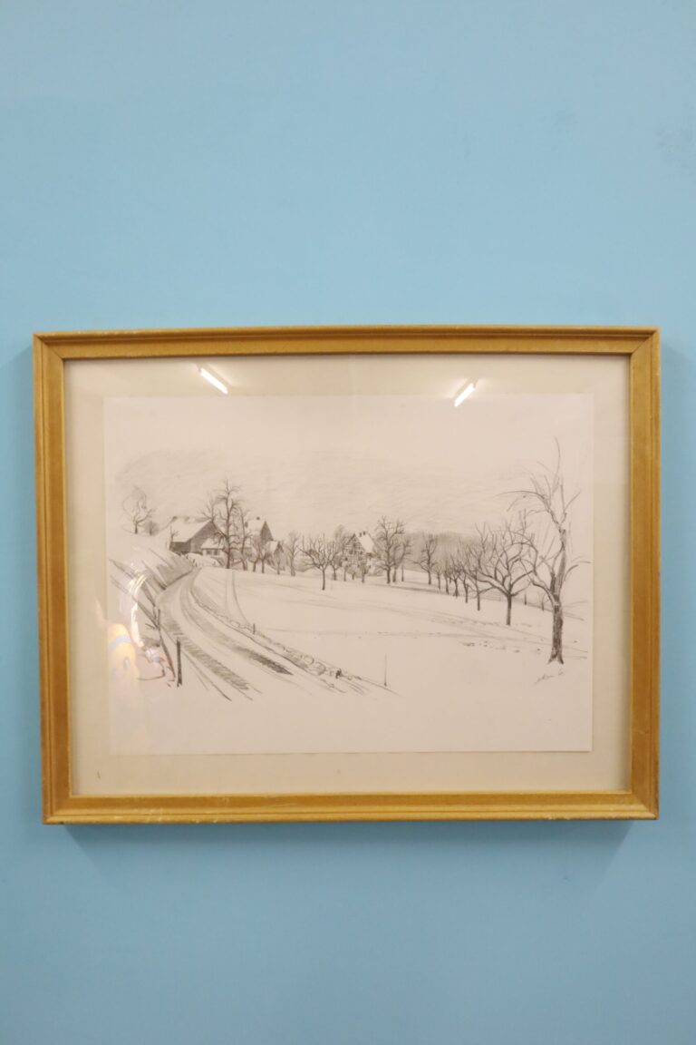 Image : Paysage enneigé - Image 1 | bevintage.ch