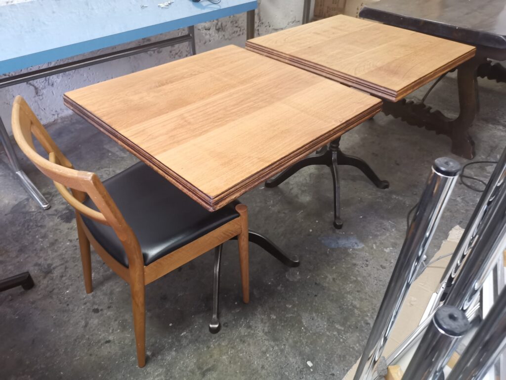 2 stain tables restored