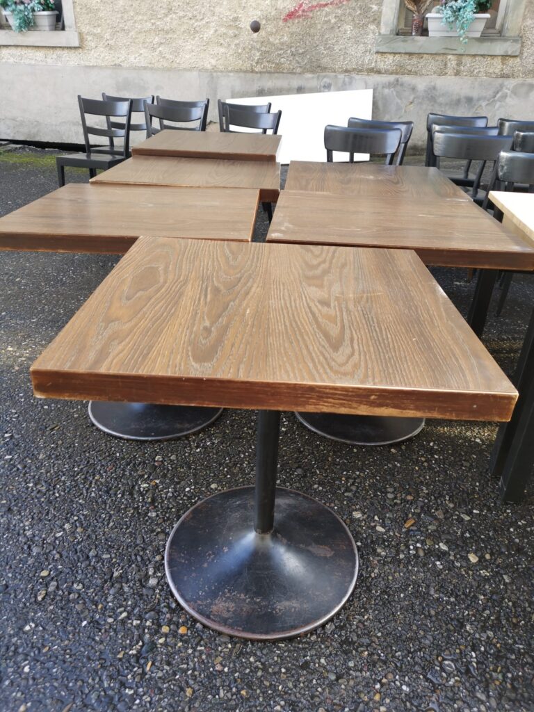 6x Vintage Bistro Tables