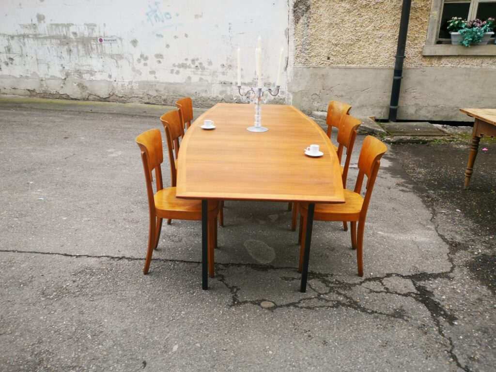 Large teak table