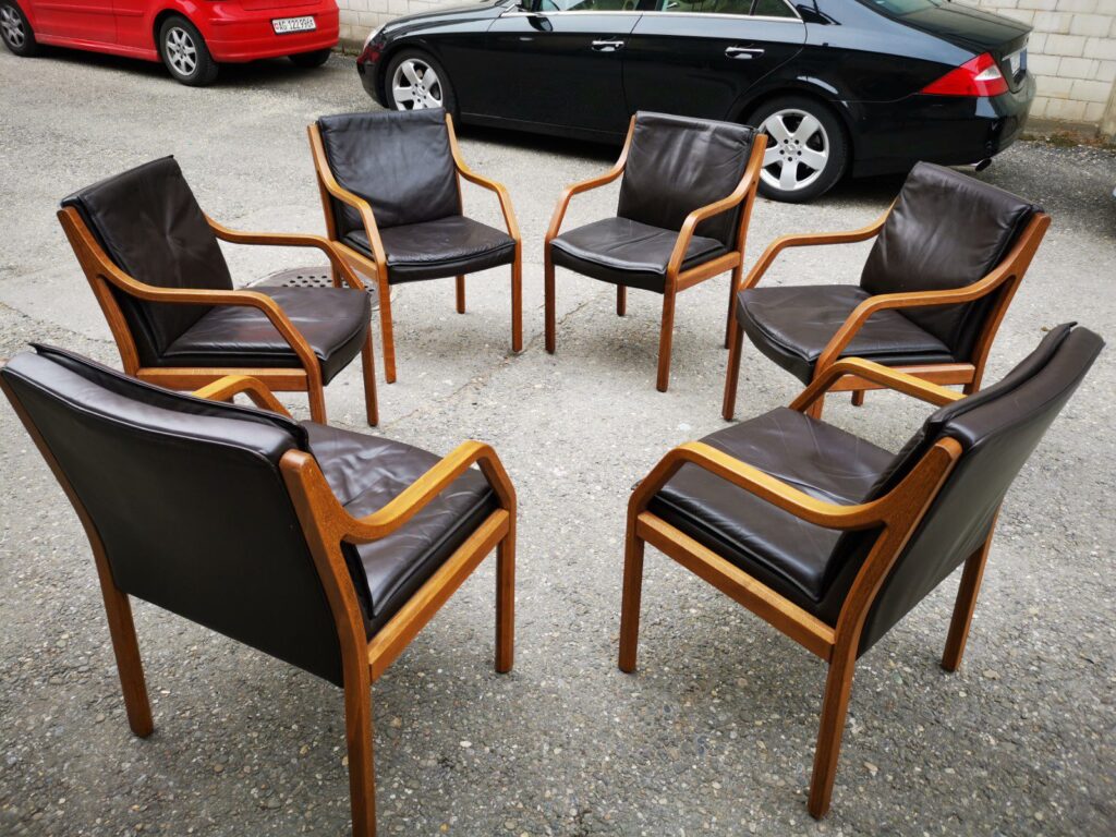 6x chaises Walther Knoll