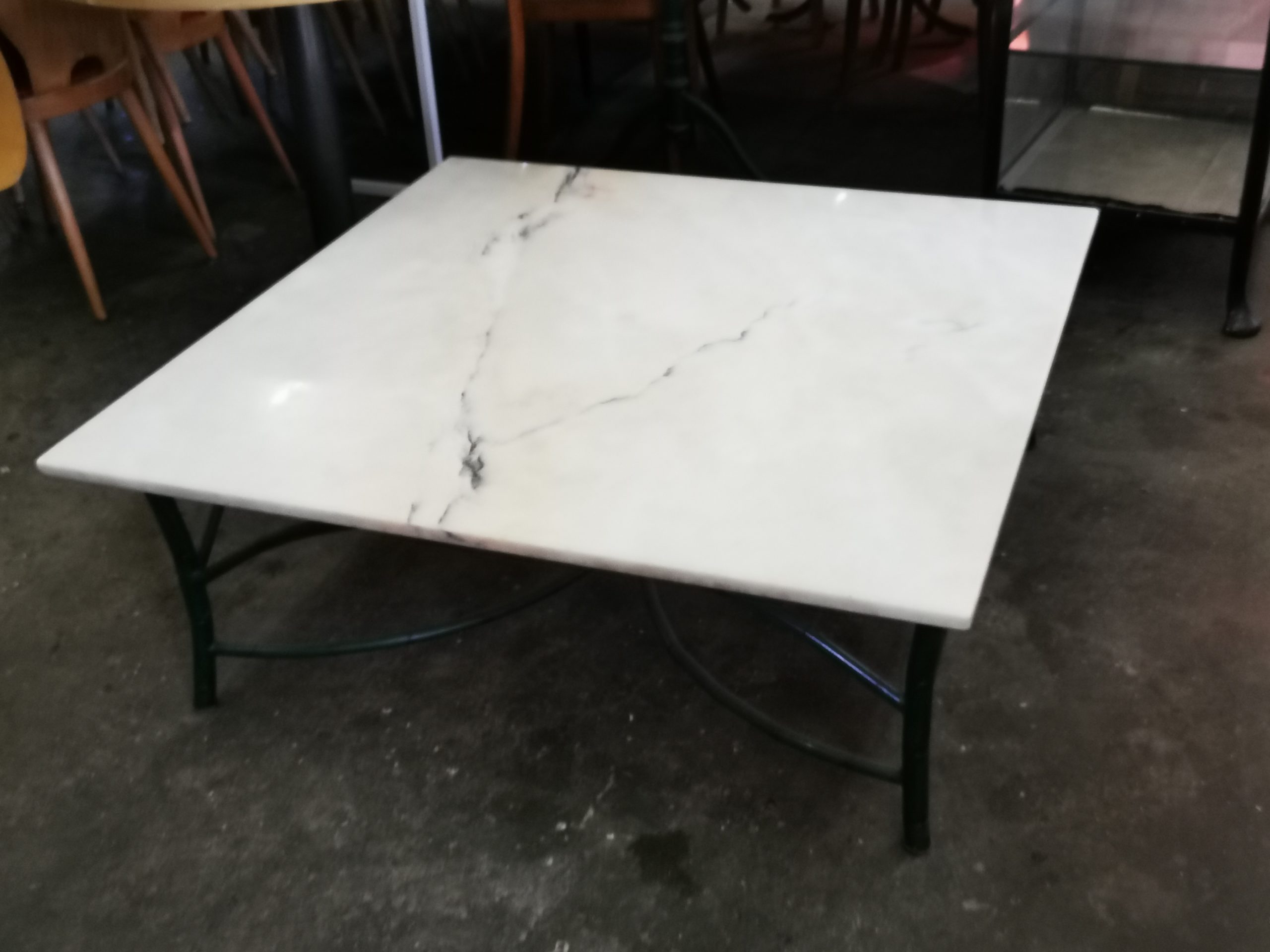 Large Vintage Marble Coffee Table