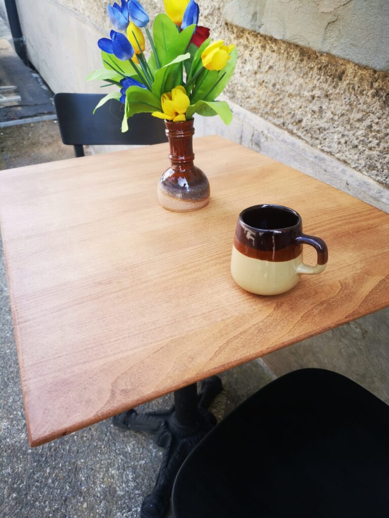 4x Vintage Bistro Tables restored