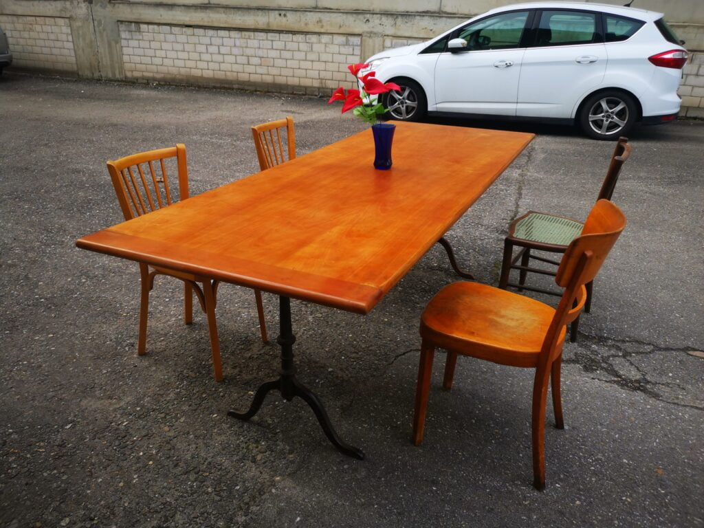 Longue table en cerisier Horgen Glarus