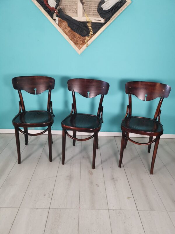 Dark stain chairs - Image 5 | bevintage.ch