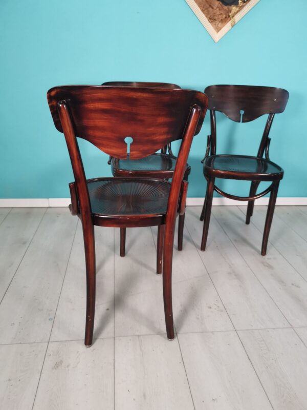 Dark stain chairs - Image 3 | bevintage.ch