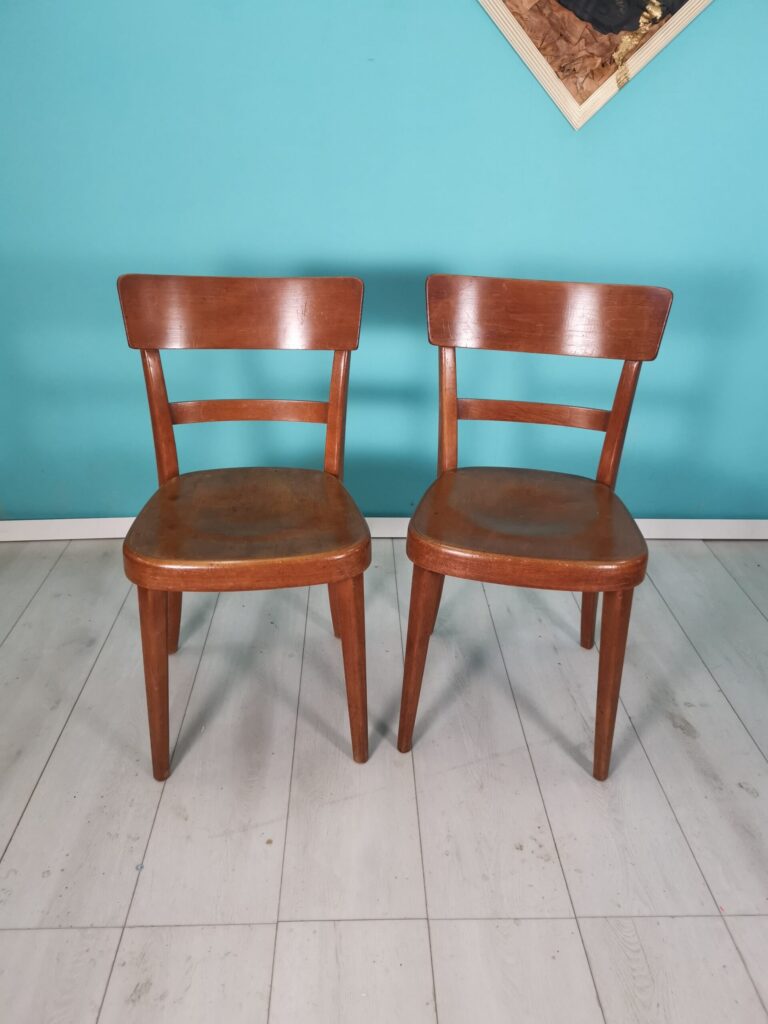 14x chaises de bistrot en bois de hêtre Tütsch Klingnau