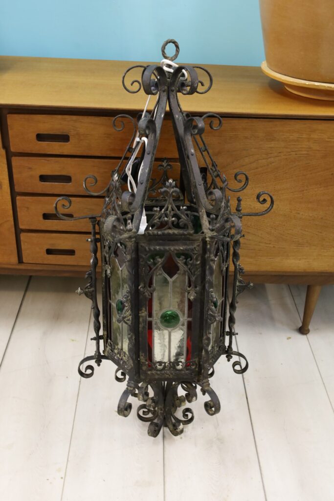 Antique French Pendant Light