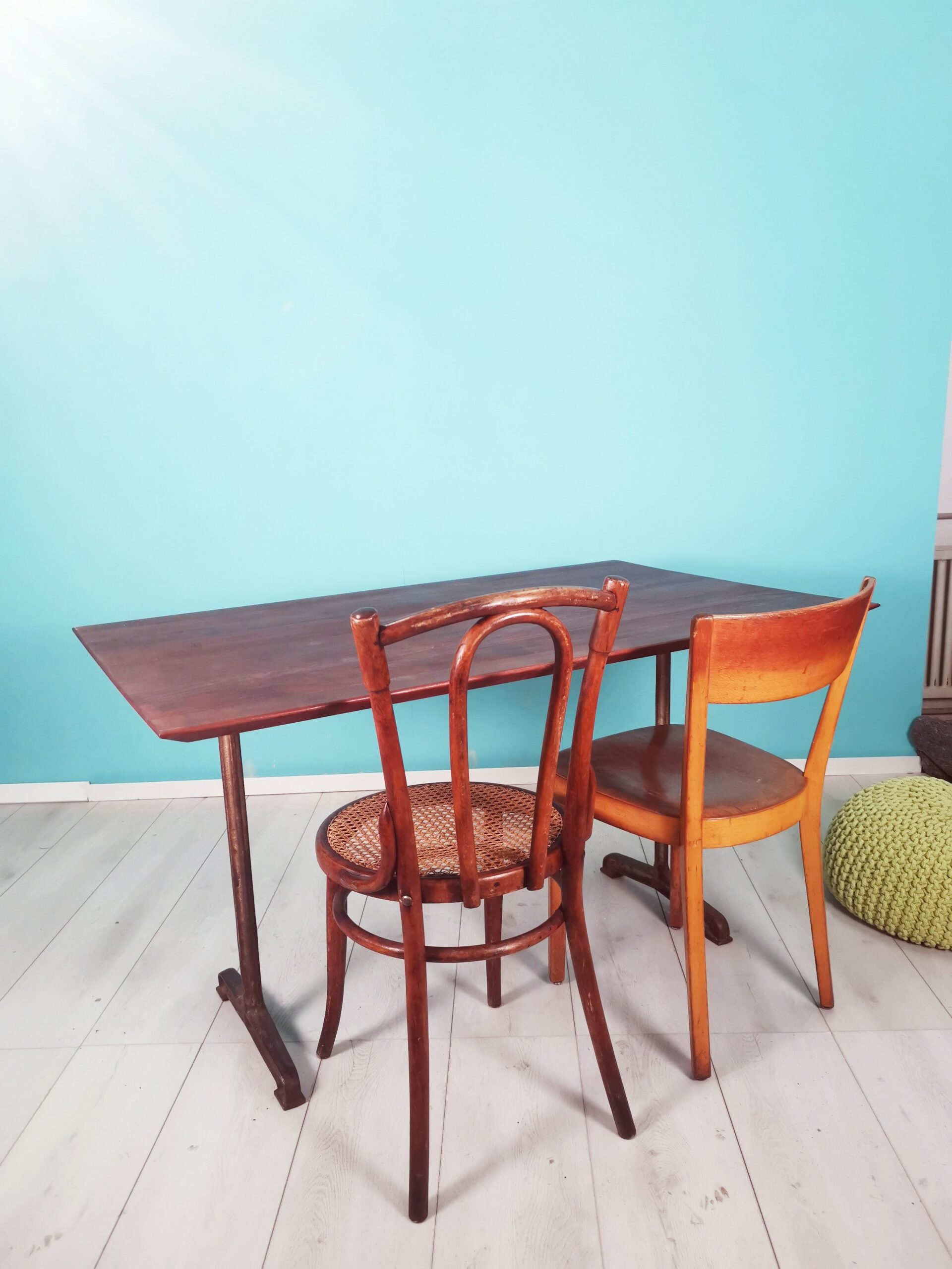 Petites tables en bois de hêtre - Image 5 | bevintage.ch