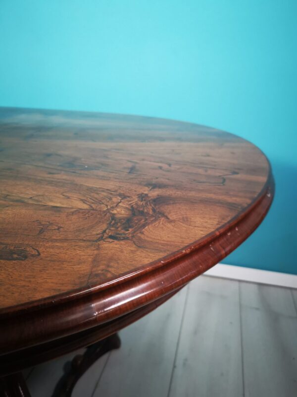 Table ovale ancienne en noyer - Image 5 | bevintage.ch