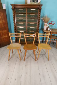 Vintage Stühle aus Buchenholz