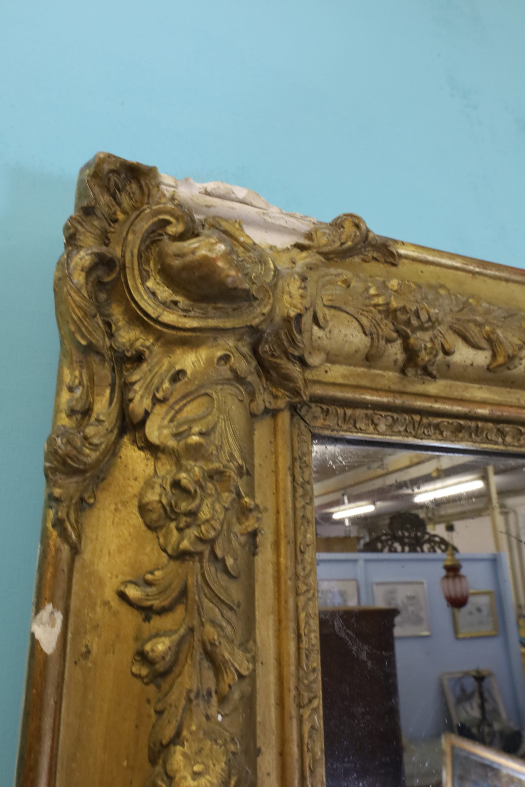 Original baroque mirror
