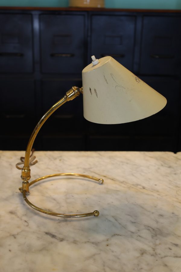 Table Lamp Brass 50s - Image 3 | bevintage.ch