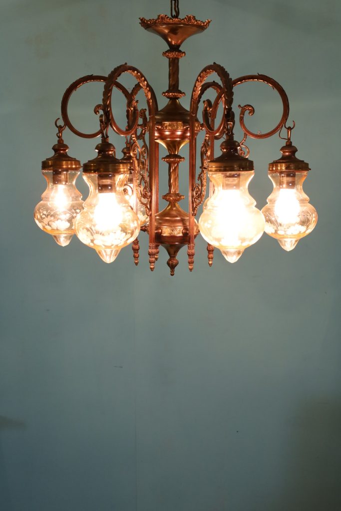 Large Mid Century Pendant Light