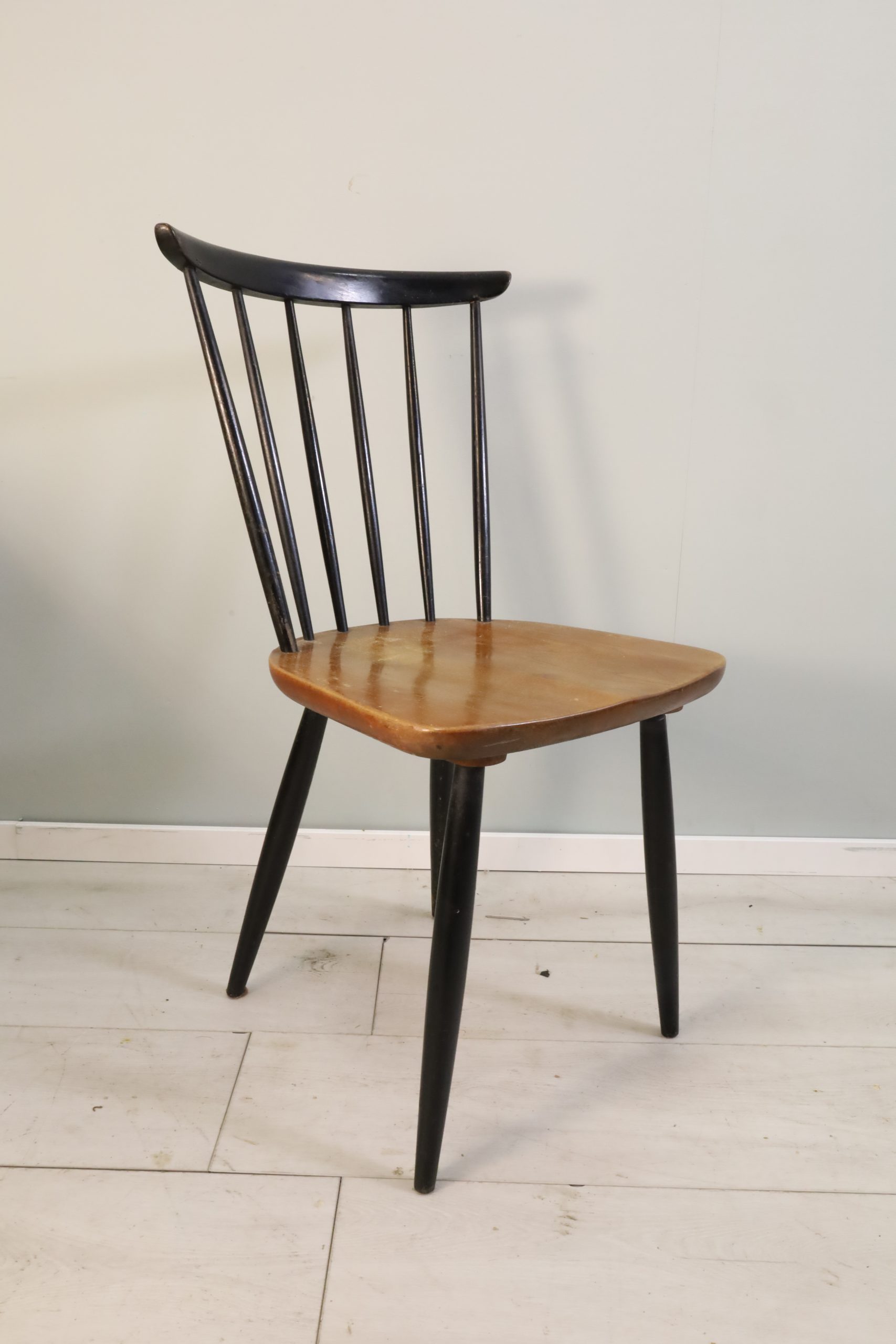 English dining room chairs - 50s Mid Century - 2 pcs