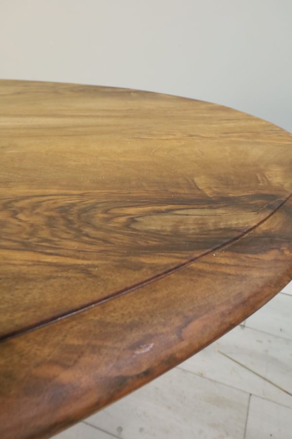 Oval walnut table - Image 2 | bevintage.ch