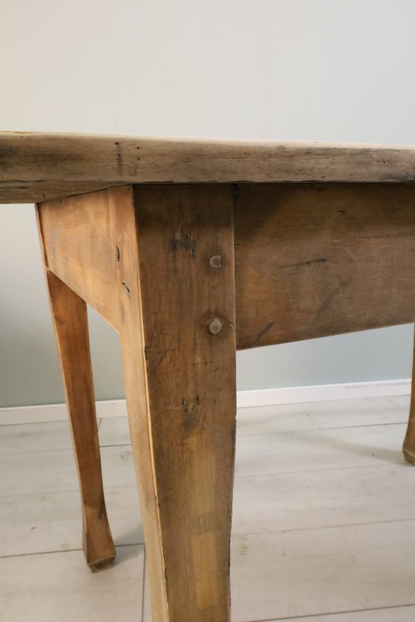 Antique beech wood table - Image 4 | bevintage.ch