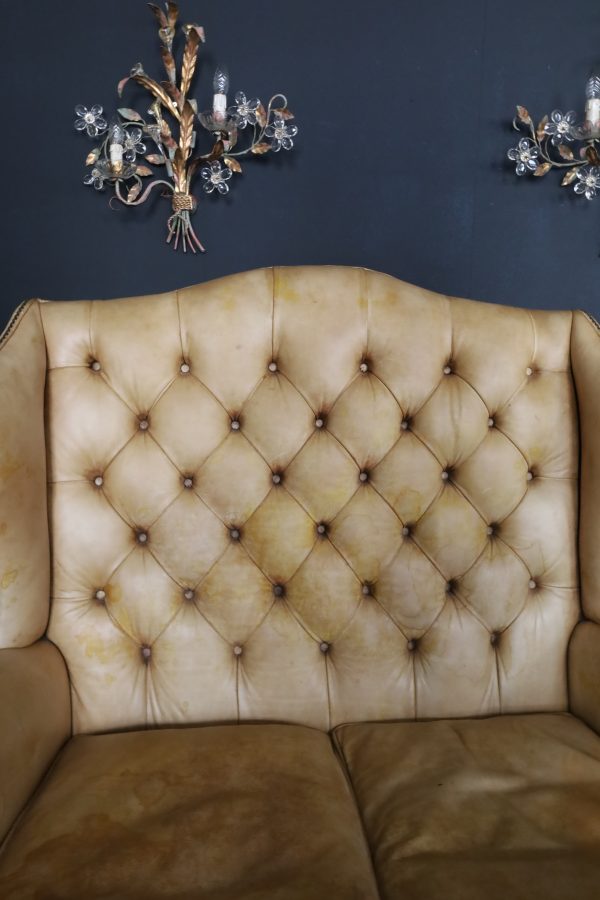 Chesterfield leather sofa - Image 7 | bevintage.ch