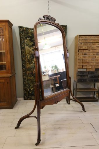 Tiltable mirror in Art Nouveau style - early 20th century