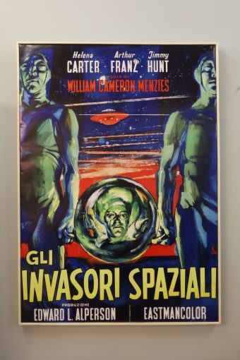 Grosses Vintage Poster - Gli Invasori Spaziali