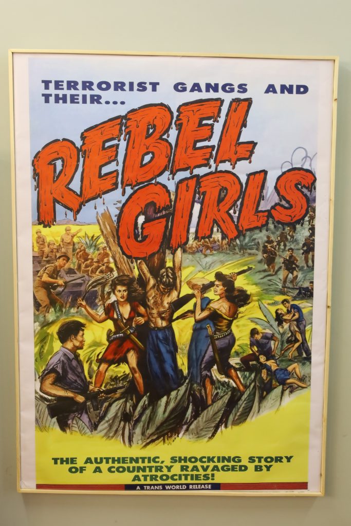 Large Vintage Poster - Rebel Girls - framed