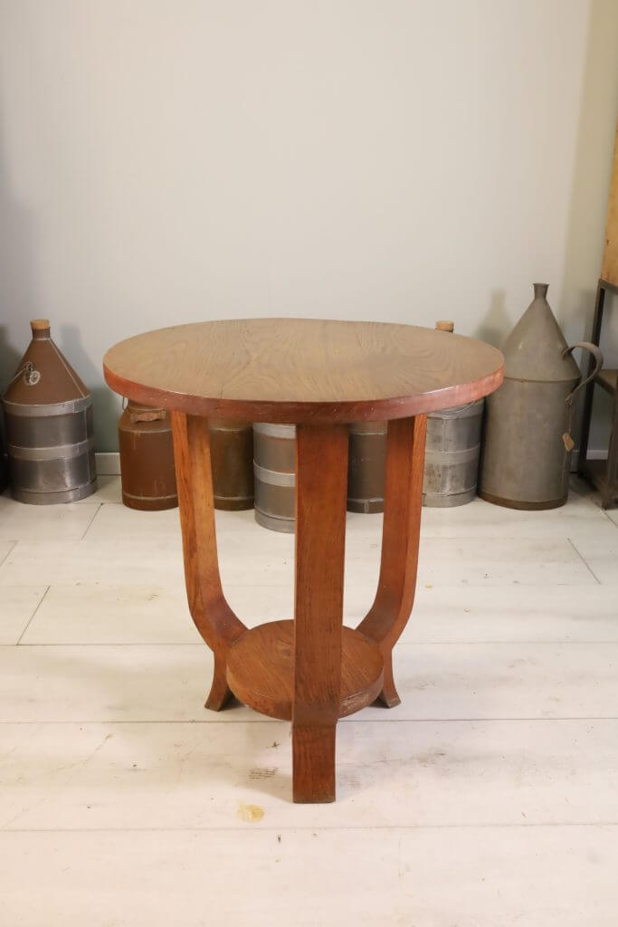 Table d'appoint en chêne - Mid Century