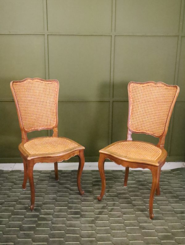 Vintage Chairs with Viennese Wickerwork