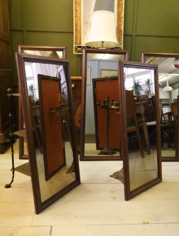 Vintage teak mirror