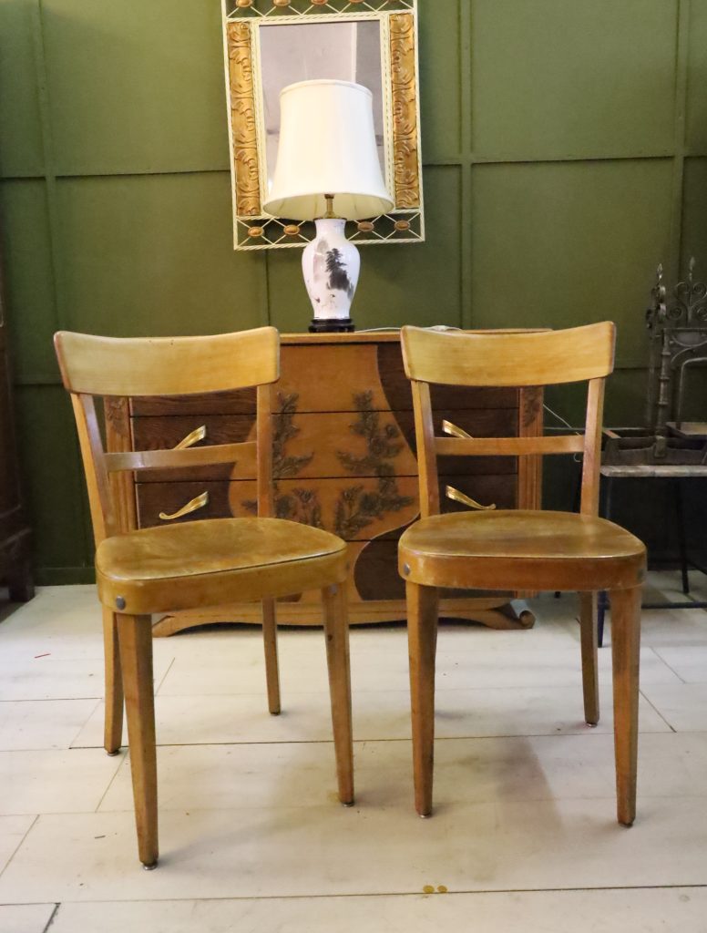 Swiss stain chairs - Mid Century - 23 pcs (reserved)