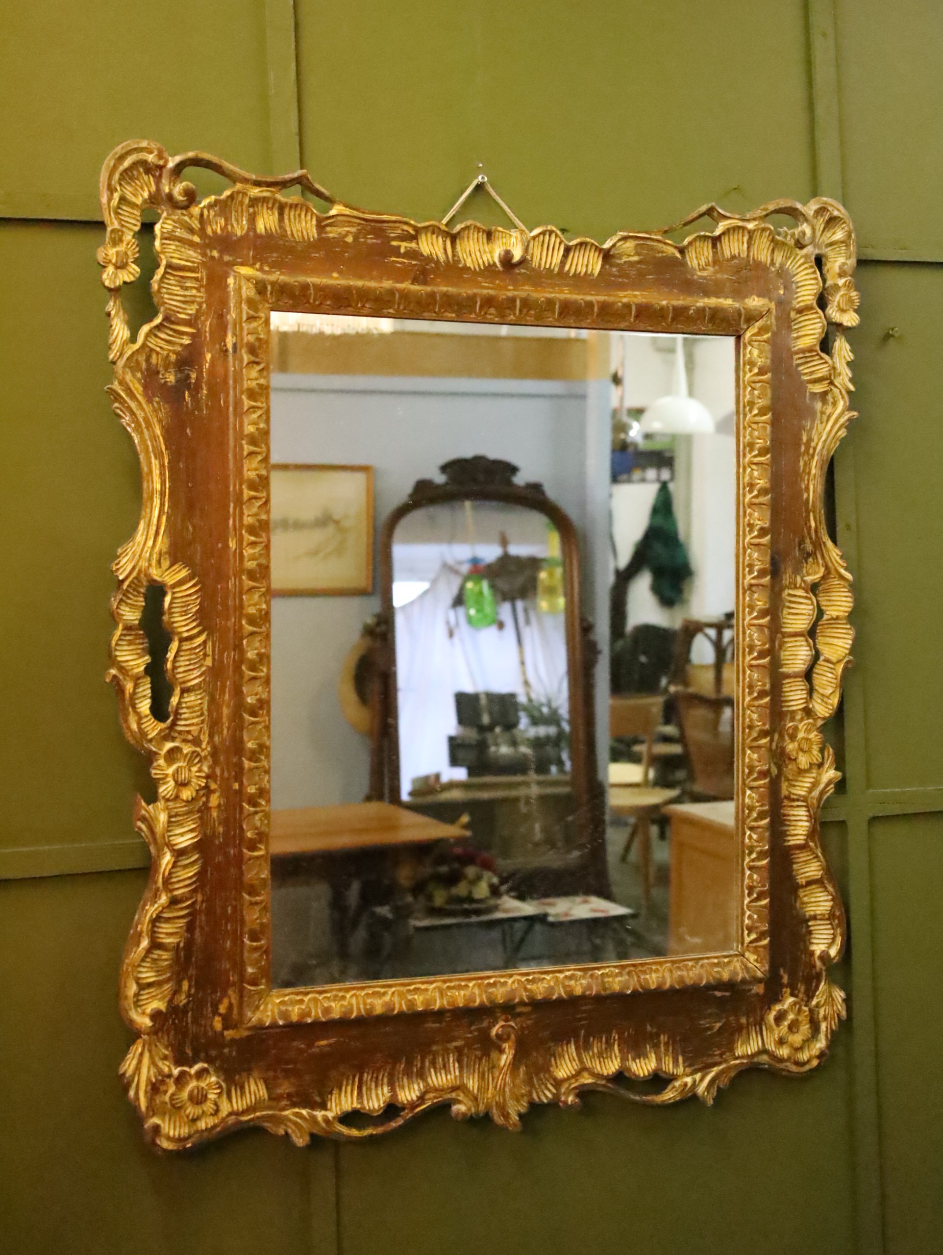 Antique Art Nouveau mirror