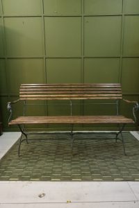 Garden bench restored - Art Nouveau