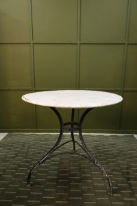 Table ronde de jardin - Art nouveau