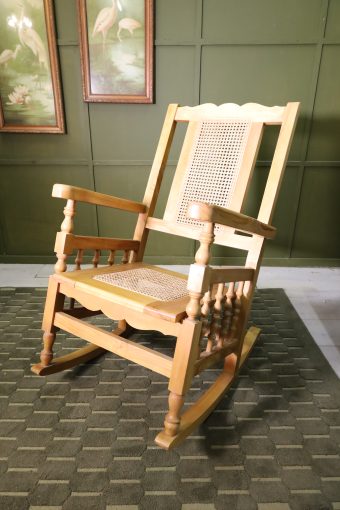 Fauteuil à bascule - Teck indonésien