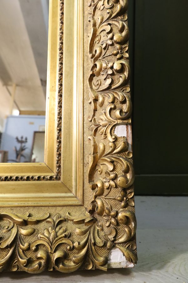 Miroir antique géant