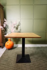 Square bistro table - beech - different legs possible - 1/20 pcs