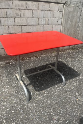 Bigla garden table - new powder-coated - 70s