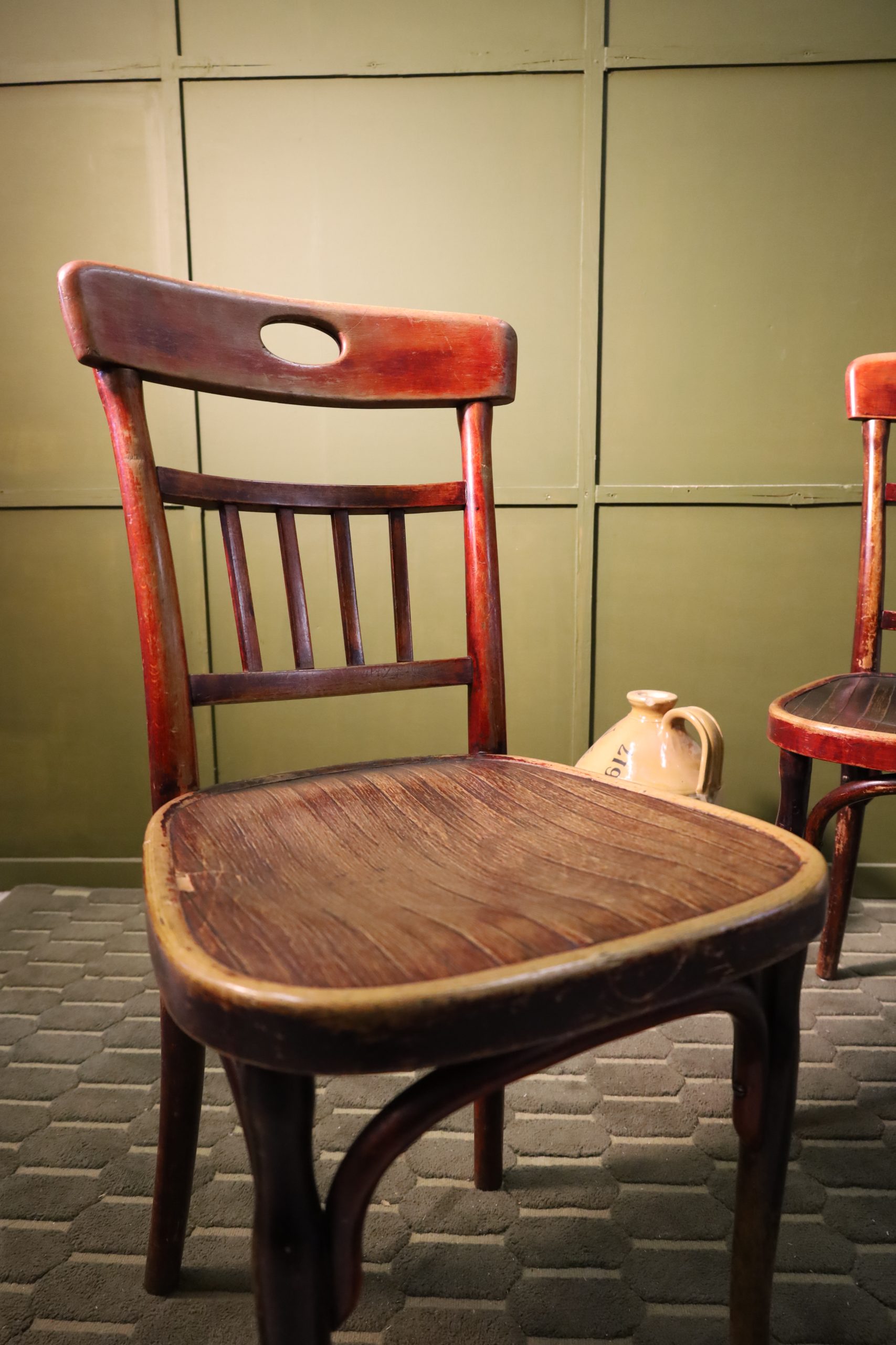 Chairs by J&J Kohn - Art Nouveau - 1/2 pcs.