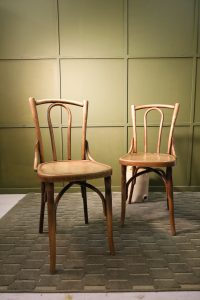 Dining room chairs - Art Nouveau - 1/3 pcs.