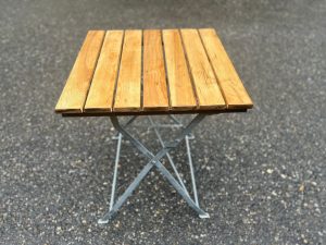 Petites tables pliantes - galvanisées à chaud - 1/30 pce