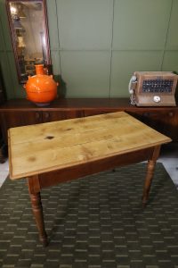 Small cherry wood dining table - Art Nouveau - 120x73cm