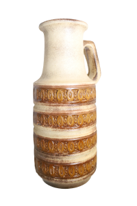 Scheurrich vase with handle West Germany Mid Century 45x18cm