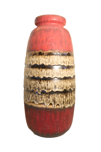 Scheurich Fat Lava Vase West Allemagne 49x22cm