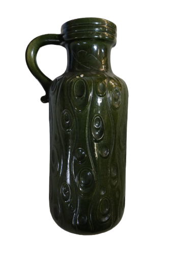 Scheurich West Deutschland Vase vert foncé 45x24cm