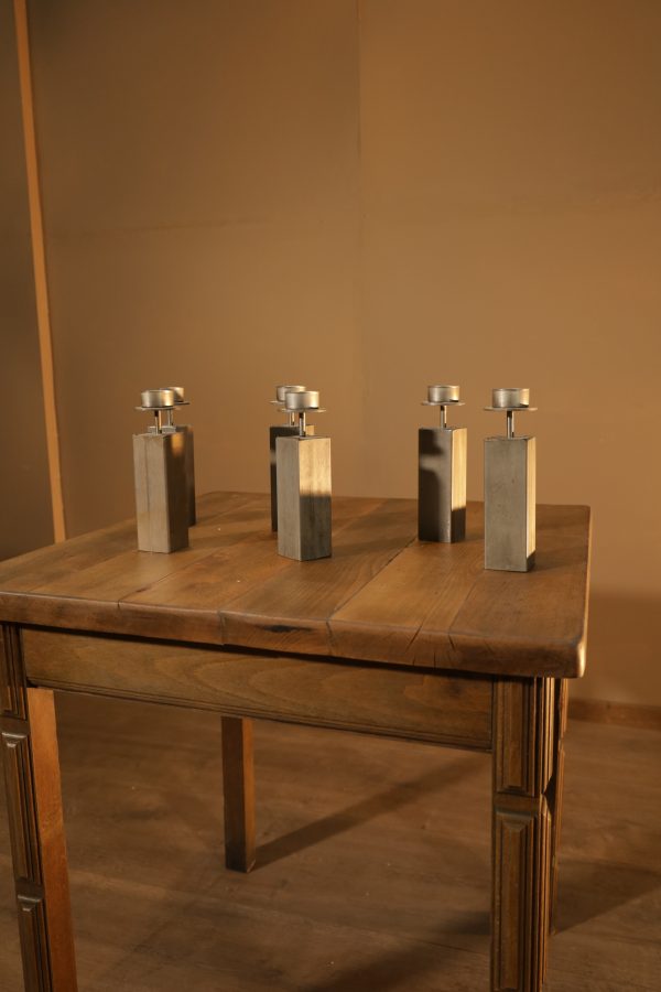 High-quality metal tealight holder - handmade - 1/6 pcs