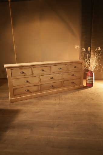 Light-coloured sideboard / counter