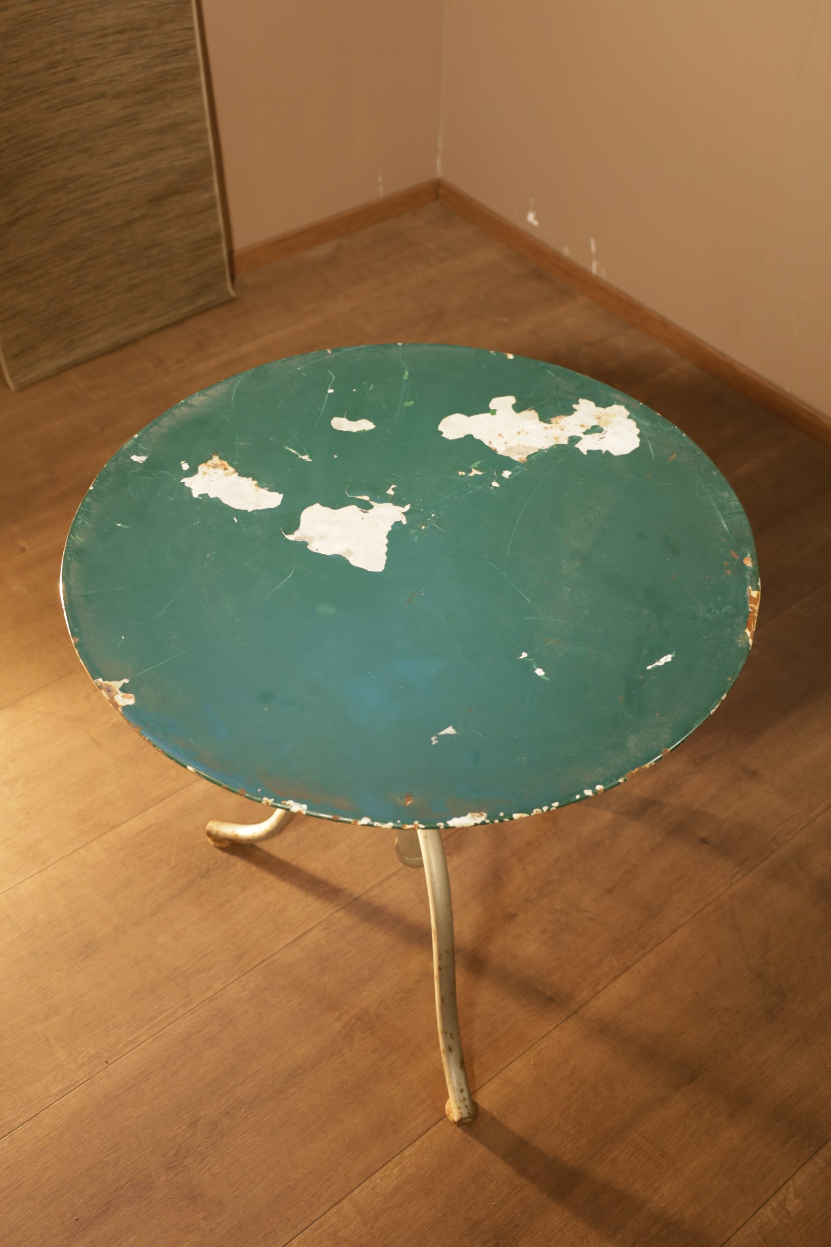 Petite table de jardin - vert 50 ans (réservé)