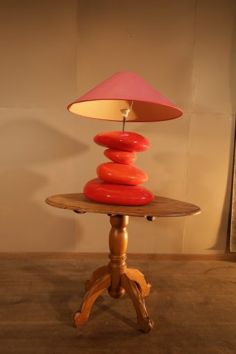 Ceramic lamp by Francois Chatain